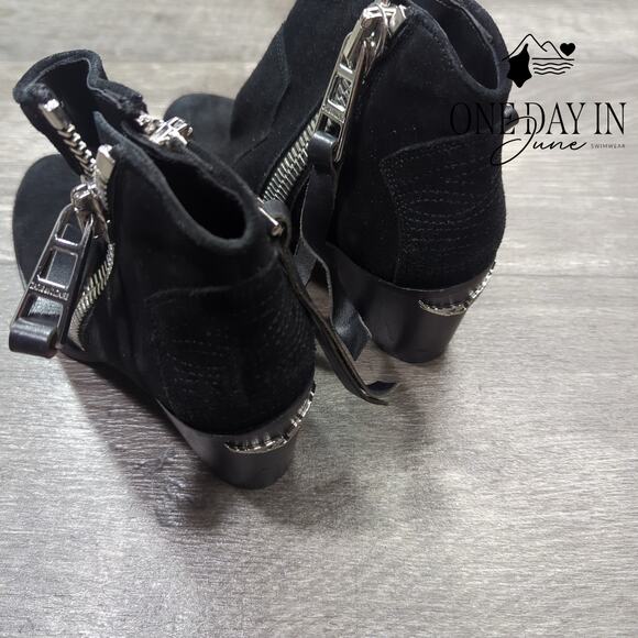 Zadig & Voltaire Molly Studded Suede Ankle Boots Size EU 36 (6) - Picture 6 of 6